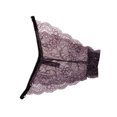 thumbnail image 2 of Sexy Elástico Tanga Tanga Bikini Panty Lencería De Tiro Bajo M Morado Oscuro Sunnimix Mujer de encaje de la ropa interior, 2 of 7