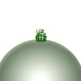thumbnail image 2 of Vickerman 4.75" Frosty Mint Shiny Ball Ornament, 4 per Bag, 2 of 3