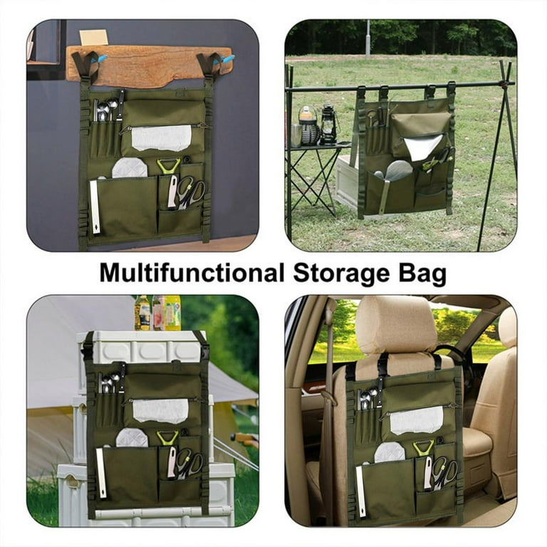 Camping Car Storage Box Portable Storage Box Organizer Handbag Picnic  Basket Cutlery Kitchen Military Gadget Camping Equipments - AliExpress