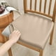 thumbnail image 3 of Funda de silla impermeable de cuero PU elástico | Funda suave y duradera para silla de comedor | Resistente a arañazos y a mascotas | Ajuste universal | Resistente al polvo | 36-48 cm | 1 pieza, 3 of 7