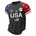 thumbnail image 3 of Gubotare Toddler Shirt Boys 4th of July Shirt for Kids Toddler Girls USA T-Shirts American Flag Patriotic Tee 2T 3T, Grey, 3 of 3