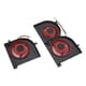 thumbnail image 4 of Ventilador de refrigeración CPU GPU, ventilador de refrigeración para portátil de disipación de calor rápida de 4 pines para MSI GS63VR para GS63 para GS73 para GS73VR para CPU MS 17B1 + GPU, 4 of 5
