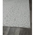 thumbnail image 7 of Rugs America Natura HZ50A Snow Leopard Animal Contemporary White Area Rug, 2'3"x8', 7 of 7