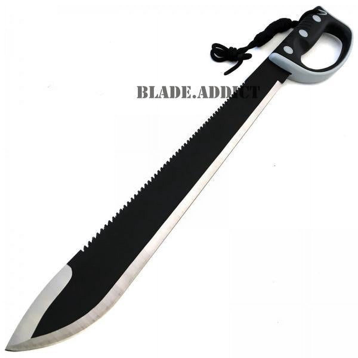 24" JUNGLE MACHETE HUNTING KNIFE Outdoor Camping SURVIVAL Fixed Blade
