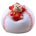 thumbnail image 3 of Sillón puf de almacenamiento de 18 pulgadas con funda tipo puf con cremallera para juegos de juguetes de peluche para niños, 3 of 5