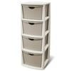 Four Drawer Utility Unit - Lt Platinum