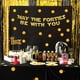 thumbnail image 2 of Decoración para fiesta de 40 cumpleaños para hombre: pancarta con brillantina de Star Wars y suministros, temática de aniversario "Que los cuarenta te acompañen", 2 of 6