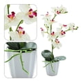 thumbnail image 4 of Bonsái de phalaenopsis con flores falsas, decoración de escritorio, planta pequeña, decoración, simulación de flores artificiales, planta verde, 4 of 5