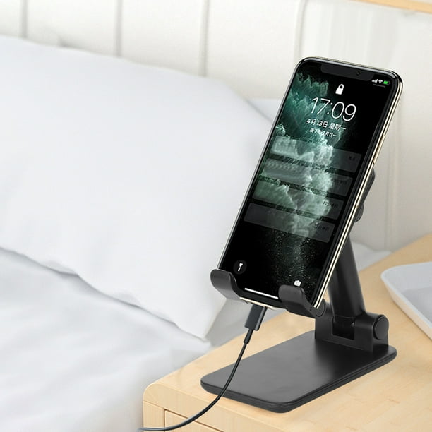 Soporte De Teléfono De Escritorio Plegable, Soporte De Soporte Ajustable Para La Tableta De Teléfonos Móviles