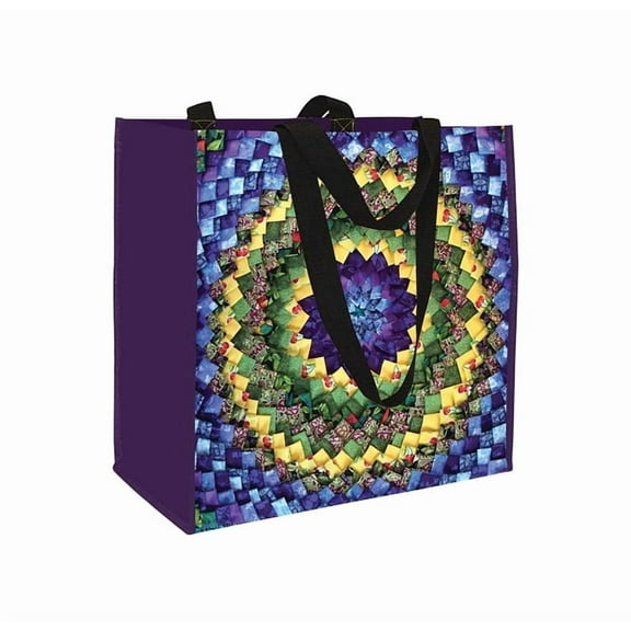 Pinecone Quilt Eco Tote: Reusable Grocery and Shopping Bag, Lightweight Folding Gift Tote Bag, (Paperback)