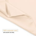 thumbnail image 4 of PiccoCasa Silky Satin Pillowcases 6 Pack Pillow Case Covers with Zipper, Standard Caramel, 4 of 8