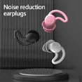 thumbnail image 2 of Bouchons d'Oreilles Réutilisables pour la Réduction du Bruit Silicone Sound Isolation Bouchons d'Oreilles Lavables Anti-bruit Sleeping Bouchons d'Oreilles Soft Protector A-White, 2 of 6