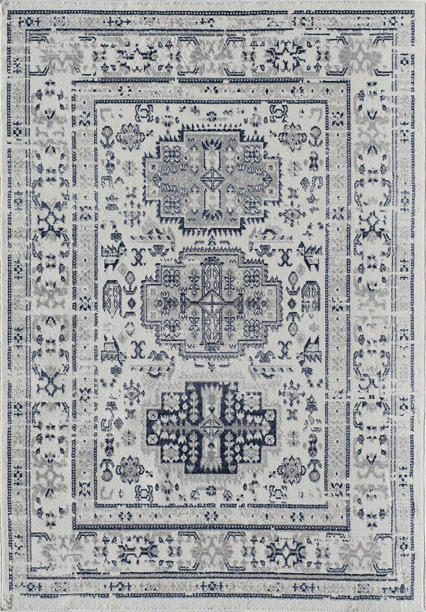 Rugs America Gallagher GL55A Glacial Sundara Vintage Transitional Area Rug, 2'6"x8'