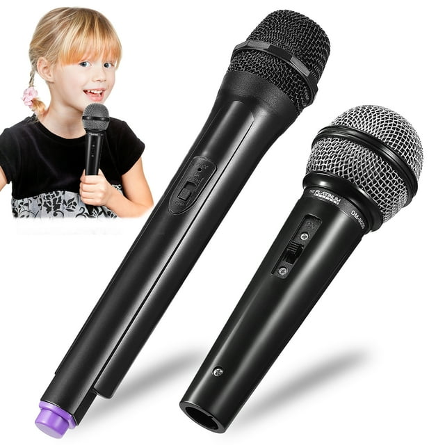 Miangastore 4 Pcs Microphone Jeu de Simulation Accessoires en Plastique pour Fête Jeu de Simulation