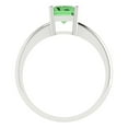 thumbnail image 4 of Solitaire Engagement Ring for Women - 1.75ct Simulated Green Diamond in 14K White Gold Promise Ring, 4 of 6