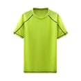 thumbnail image 2 of hoksml Men's Mesh Athletic Raglan Short Sleeve T-Shirt, Contrast Stitch Quick Dry Sports Tee, Light Airy Workout Top in Multiple Colors, 2 of 6