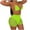 Green, variant on Swim Suits for Women 2024 Mesh Sequins Shorts Bikini Push-Up Pad Swimwear Swimsuit Beachwear Set Green M