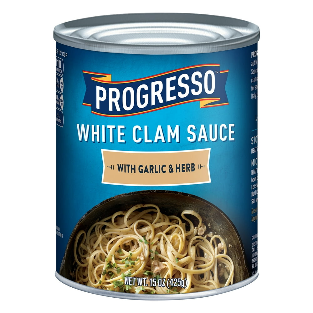 Progresso White Clam Sauce With Garlic & Herb, 15 oz Can