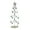 B, variant on Bdday Tabletop Metal Christmas Tree Wrought Iron Ornament Display Stand Christmas Ornament 11 Inch Desktop Decorations Mini Xmas Tree