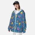 thumbnail image 3 of Fotbe Sailboat With Sailing Chaqueta con Protección Solar UPF 50+ para Hombre y Mujer, Camisa con Capucha y Bolsillos-Large, 3 of 7