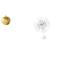 thumbnail image 1 of Escultura moderna de fruta de resina y reloj de pared acrílico, adorno para mesa, estantería, comedor, dormitorio, oficina, cocina, estudio, decoració, 1 of 8