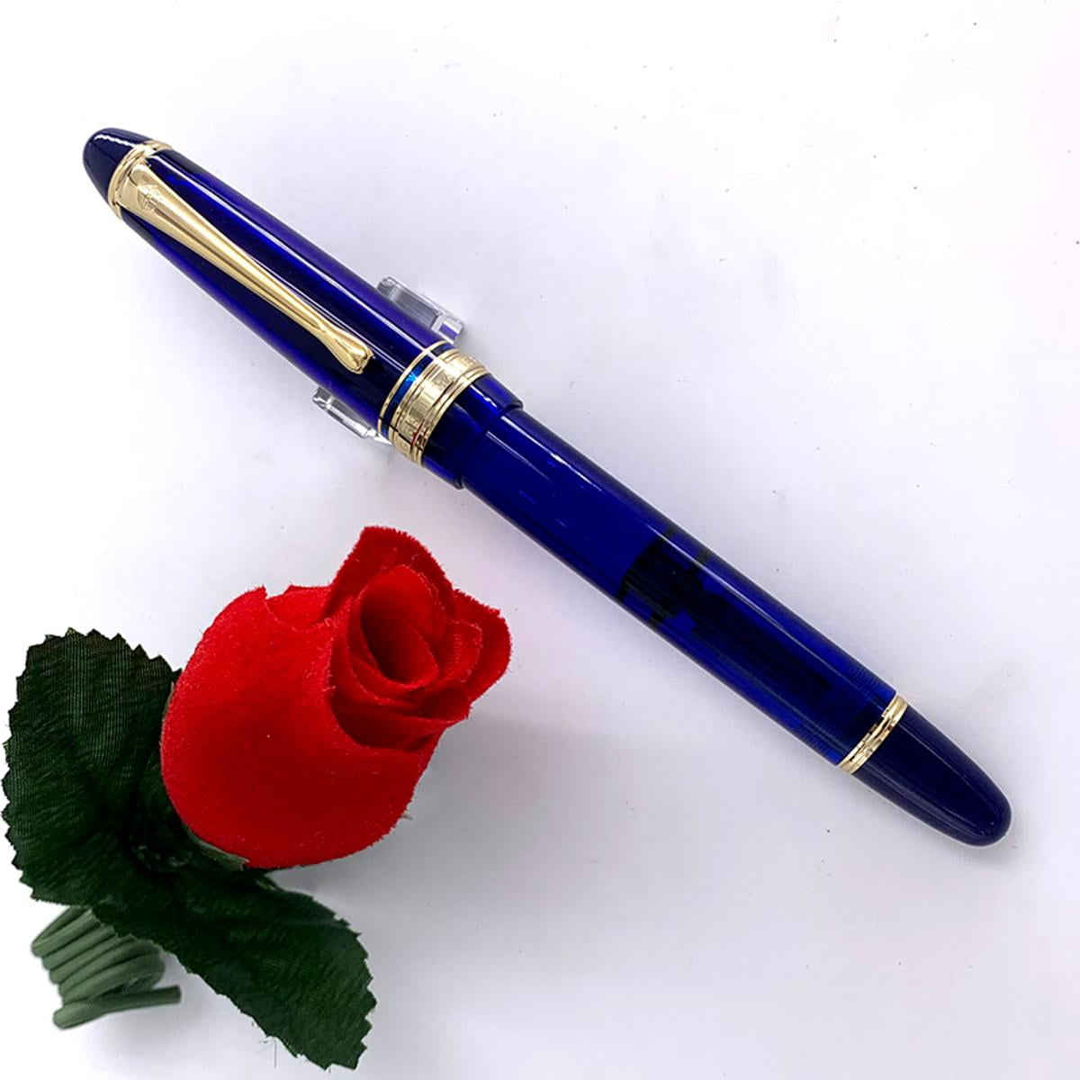 1 x Fountain Pen Golden Clip EF/M Nib Office/Business/Writing/Students/Calligraphy/Collectibles
