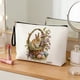 thumbnail image 1 of Easter Storage Bag Foldable Makeup Organizer Portable Travel Cosmetic Pouch with Zipper Closure Cute Bunny Egg Pattern Waterproof Toiletry Bag for Women Girls Accessories Home Decor Holiday Gift, 1 of 6