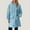 Light Blue, variant on Olyvenn Rain Jacket for Women Lightweight Long Hooded Raincoat Waterproof Outdoor Travel Hiking Windbreaker Trench Coats Khaki L
