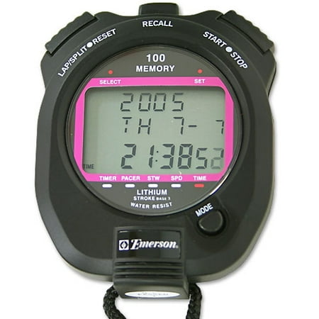 Emerson 100-Memory Stopwatch