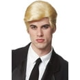 thumbnail image 2 of costume culture men's real man wig, blonde, one size, 2 of 3