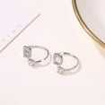 thumbnail image 5 of Anillo con letra inicial para mujeres y niñas, aleación de plata, anillos de alfabeto ajustables con incrustaciones de cristal, regalo, 5 of 5
