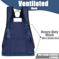 thumbnail image 6 of Swim Bag for Swimmers Mesh Beach Bag Backpack Dark Blue, 6 of 8