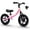 Light Pink, variant on TheCroco 12 inch Balance Bike Lightweight, Adjustable Seat, No-Pedal training bike, Ages 2 to 5 Years, includes Bell, Pink