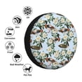 thumbnail image 4 of Naloa Mallard Ducks And Roses PVC Leather Spare Tire Wheel Cover Spare Tire Cover, for Car Truck SUV Camper Trailer Universal Fit(14-17in)-17 inch, 4 of 6