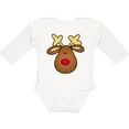 thumbnail image 3 of Inktastic Rudolph the Red Nose Reindeer Boys or Girls Long Sleeve Baby Bodysuit, 3 of 5