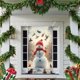 thumbnail image 5 of Cubierta de puerta de Navidad 35 x 71 pulgadas | Decoración navideña de poliéster | Banner de puerta de Navidad multicolor festivo para el hogar | Duradero, fácil de instalar, se adapta a puertas, 5 of 6