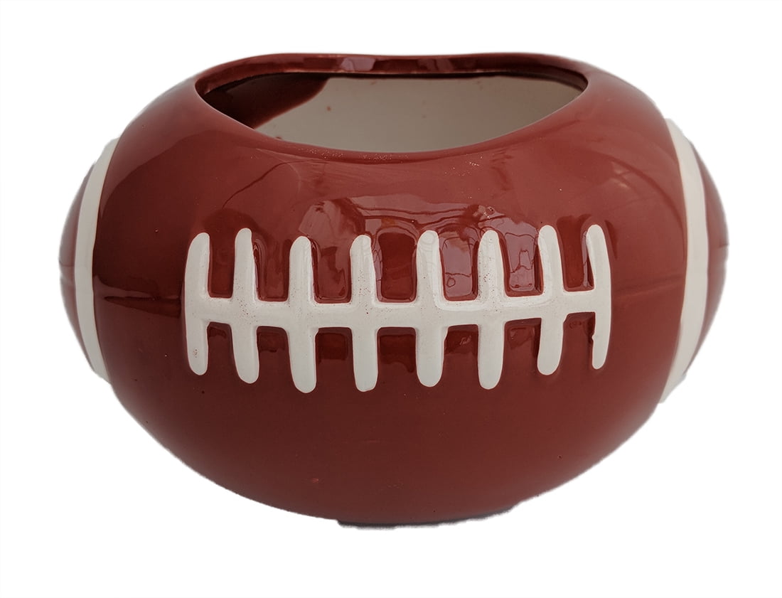 Football Ceramic Sports Planter Opening 3.5" Height 4" Walmart