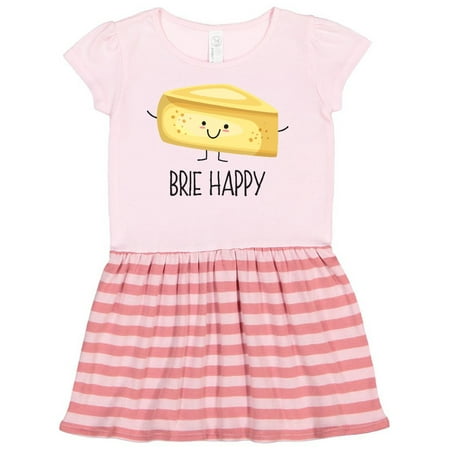 

Inktastic Brie Happy Gift Toddler Girl Dress
