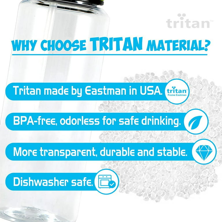 Home Tune 16oz Kids Water Drinking Bottle - Tritan BPA Free Auto
