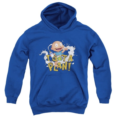 Rugrats Tommy Pickles Has A Plan Unisex Youth Pull-Over Hoodie