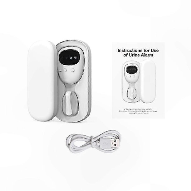 Bedwetting Alert System with Wireless Receiver and Clip-On Transmitter for Nighttime Monitoring Solution