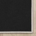 thumbnail image 3 of Well Woven Plain Solid Modern Solid Black Flat-Weave 7'7" x 9'10" Area Rug, 3 of 6