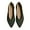 Green, variant on Women's Flats Shoes Pointed Toe Knit Ballet Comfortable Dressy Slip On Flat