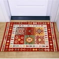 thumbnail image 5 of AMIDA Indoor Doormat 20"x31" Washable Non Slip Door Mat for Entryway Small Trellis Rugs Chenille Fabrics Carpet for Inside Home Decor, 50x80cm, 5 of 6