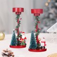 thumbnail image 1 of Ofertas Únicas, Adornos navideños Mesa de resina Árbol de Navidad Vela de anciano Decoración de fiesta navideña Decoraciones Akmoler, 1 of 7