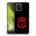 thumbnail image 1 of Head Case Designs Officially Licensed Liverpool Football Club Crest 1 Black 2 Soft Gel Case Compatible with Samsung Galaxy S10 Lite, 1 of 7