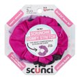 thumbnail image 4 of Scunci The Original Scrunchie Comfy Stretch Scrunchies in Black, Pink, and Purple, 3ct, 4 of 7