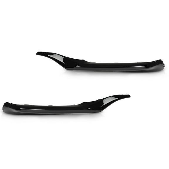 Blcak Front Bumper Bottom Bezel Trim Cover 2Pcs Fit For 2021-2023 Toyota Camry SE/XSE
