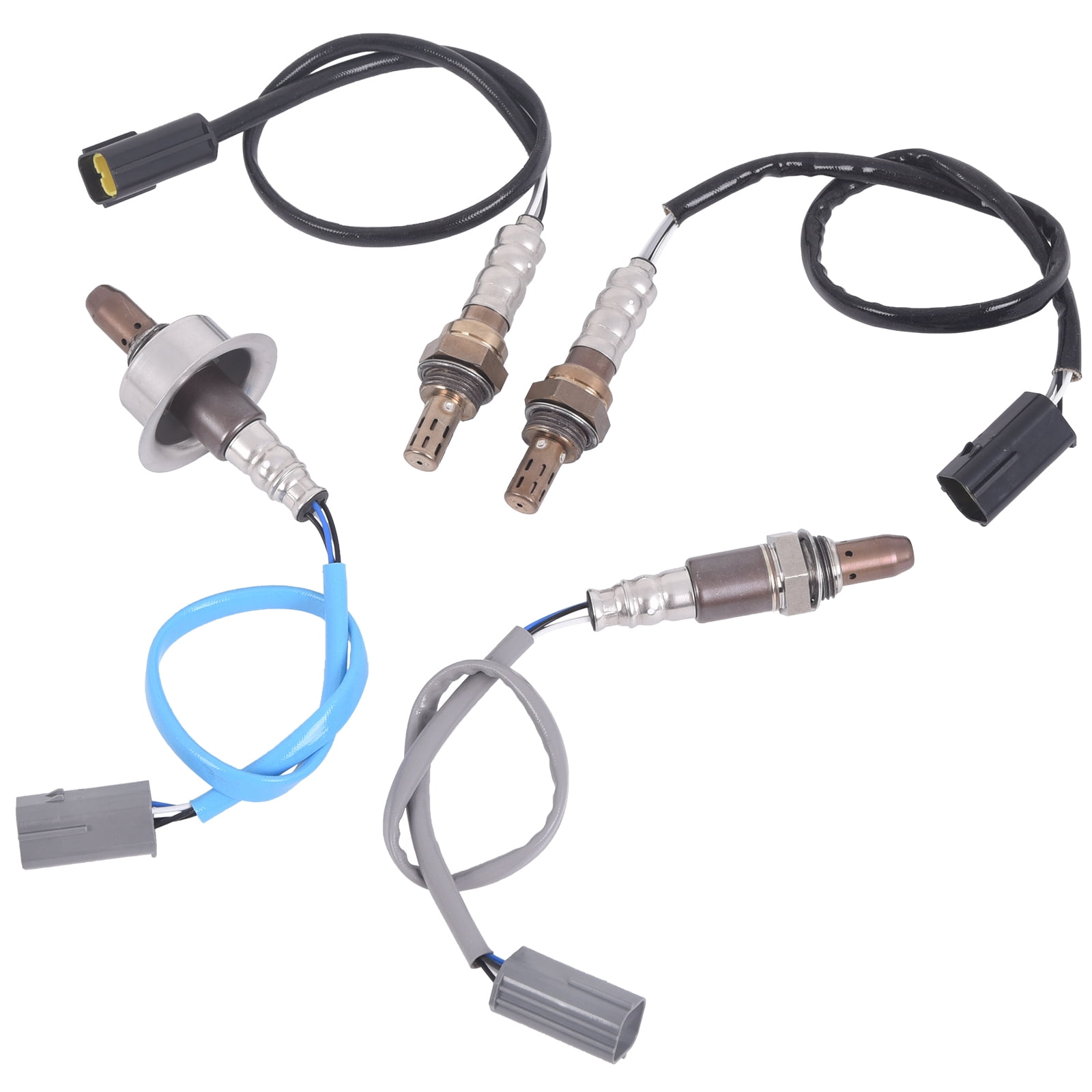 TOPAZ 4Pcs Oxygen O2 Sensor Upstream & Downstream Fits Nissan Altima Maxima 2010-2013 2349096 + 2349036 + 2344380 + 2344381
