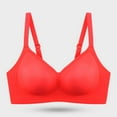 thumbnail image 4 of DuoJiaJ Comfortable Seamless Full Coverage Bra For Women Wireless Bras With Soft Support Regular And Plus Size Wireless Bras Red, 4 of 5